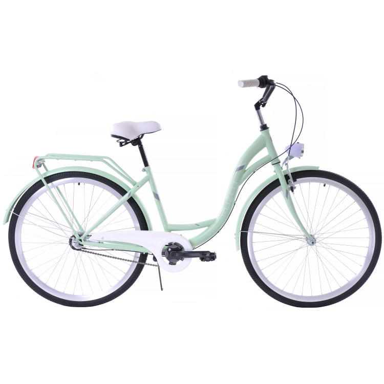 Mestský bicykel 28 Fuzlu Nevada S-3 Mätová matná